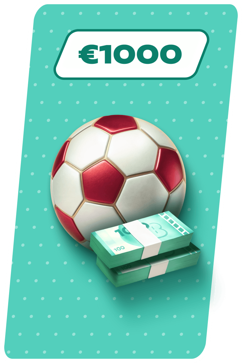 Place a €1,000 bet on Sports